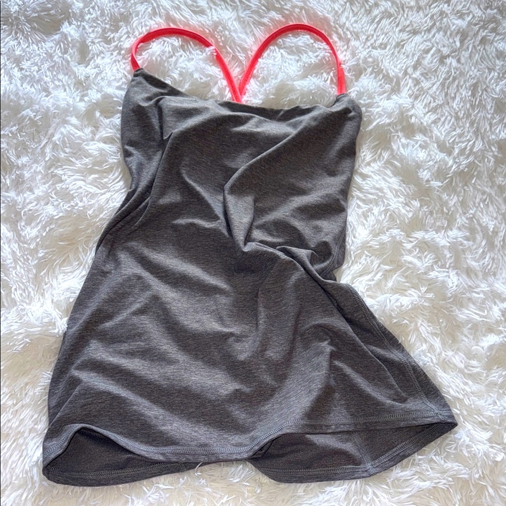 Lululemon Gray and Pink Top